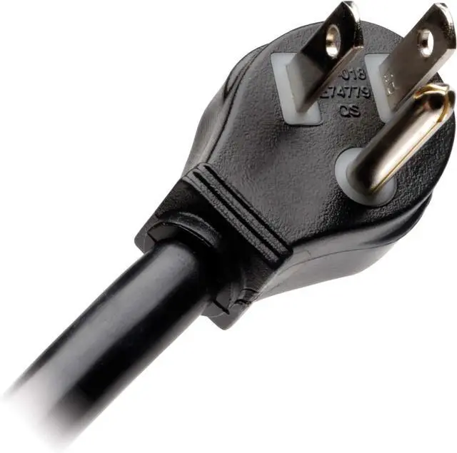 Alt view image 5 of 7 - TLP808B 8 Outlet Surge Protector Power Strip, 8ft Cord Right Angle Plug, Black, Lifetime Insurance