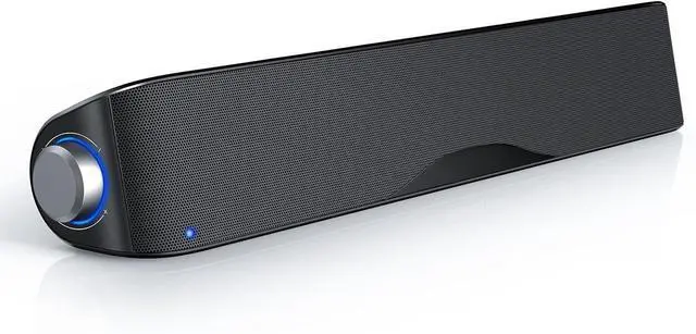 Main image of Computer Speakers, HiFi Sound Quality Computer Sound Bar, USB Powered PC Speakers, Bluetooth 5.0 and 3.5mm Aux-in Computer Speakers for Desktop, Laptops, PCs, Phones, Tablets, Xbox, Gaming Speakers