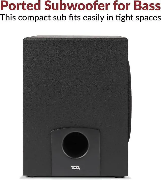 Alt view image 7 of 7 - 2.1 Speaker System with Subwoofer with 18W of Power  Easy Setup and Convenient Controls, Great for Music, Movies, and Gaming