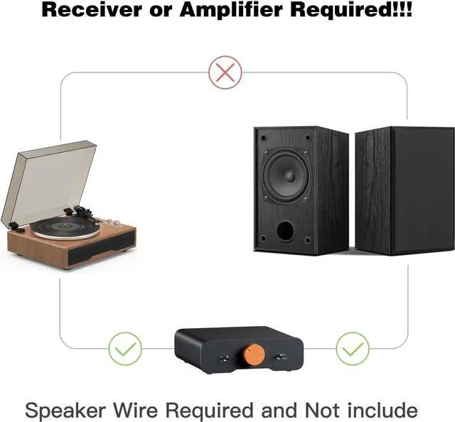 Alt view image 2 of 7 - FOR-30W*2 Passive Bookshelf Speakers for Record Players and Home Theater Systems, Midrange and High-Frequency Stereo Speakers, Indoor Rear Surround Speakers, Requires a Receiver or Amplifier,Black
