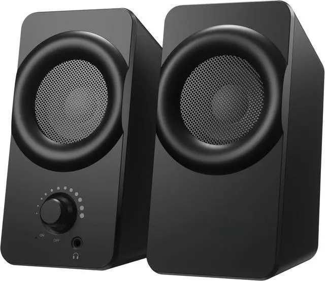 Main image of Computer Speakers for Desktop PC, Plug & Play USB Speaker with 2 Speaker Units, Dynamic RGB Light PC Speakers, USB/Type-C Powered Wired Speakers for Desktop, Laptop, Projector