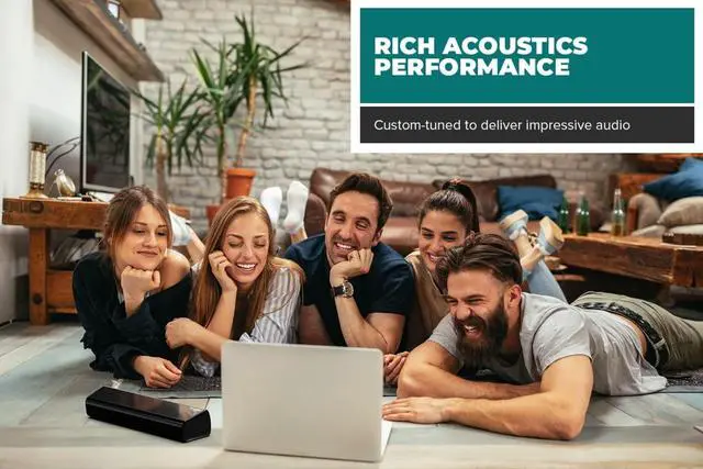 Alt view image 4 of 6 - FOR-Stage Air V2 2.0 Portable Bluetooth Sound Bar Speaker - 10 W RMS - Black