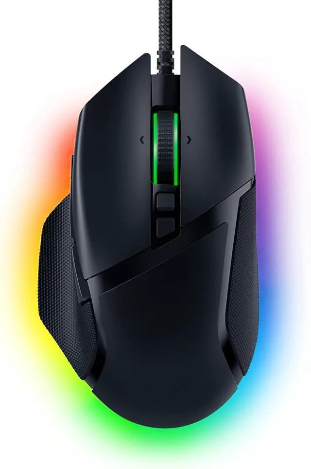 Main image of for Basilisk V3 Customizable Ergonomic Gaming Mouse: Fastest Gaming Mouse Switch - Chroma RGB Lighting - 26K DPI Optical Sensor - 11 Programmable Buttons - HyperScroll Tilt Wheel - Classic Black