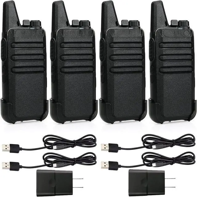 Main image of FOR-RT22 Two Way Radio Long Range Rechargeable,Portable 2 Way Radio, USB-C Charging, Handsfree Walkie Talkies for Adults Cruise Hiking Camping(4 Pack)