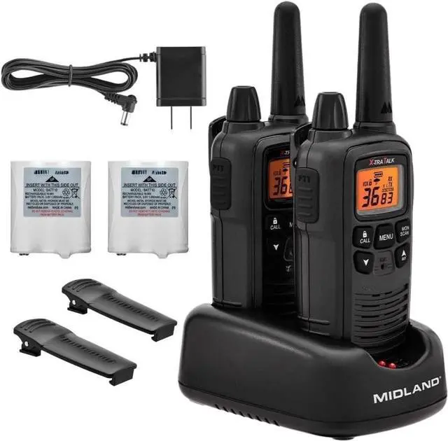 Alt view image 5 of 5 - for LXT600VP3 FRS Walkie Talkies - Long Range 36-Channel Two-Way Radios, NOAA Weather Alerts(2-Pack, Black)