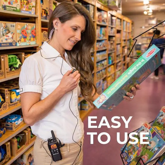 Alt view image 3 of 5 - for LXT600VP3 FRS Walkie Talkies - Long Range 36-Channel Two-Way Radios, NOAA Weather Alerts(2-Pack, Black)