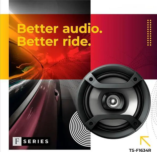 Alt view image 2 of 5 - 6.5 2-Way Speakers (Pair)  200W Max, Balanced Sound + Smooth Treble, Great Stock Replacement, High-Efficiency Speaker Designed for OEM Power