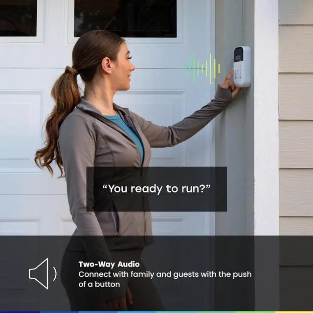 Alt view image 5 of 6 - FOR-Smart Garage Door Video Keypad with Wide-Angle Camera,Customizable PIN Codes,and Smartphone ControlTake Charge of Your Garage Access Works with , LiftMaster and Craftsman openers,White