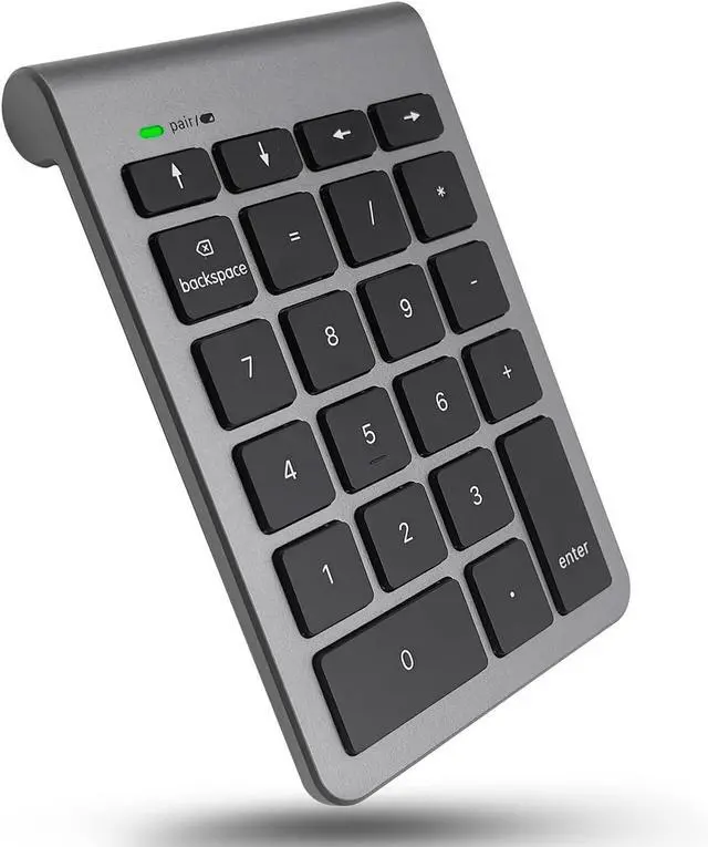 Main image of FOR Bluetooth Number Pad for Laptop - Wireless Numeric Keypad - 22 Key Numeric Keypad for Data Entry, Numpad Compatible with MacBook, iPad, iPhone, iOS, Laptop, PC, Android