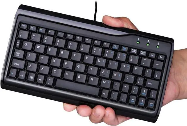 Main image of Super Mini Wired Keyboard, MCSaite Full Size 78 Keys Keypad Small Portable Fit with Professional or Industrial Use for Computer Laptop Mac Notebook