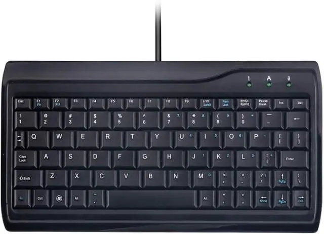 Alt view image 2 of 7 - Super Mini Wired Keyboard, MCSaite Full Size 78 Keys Keypad Small Portable Fit with Professional or Industrial Use for Computer Laptop Mac Notebook