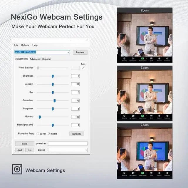 Alt view image 2 of 7 - N930AF Webcam with Microphone for Desktop, Autofocus, Webcam for Laptop, Computer Camera, 1080p HD USB Web Camera, Compatible with Zoom/Switch 2/Teams/Webex