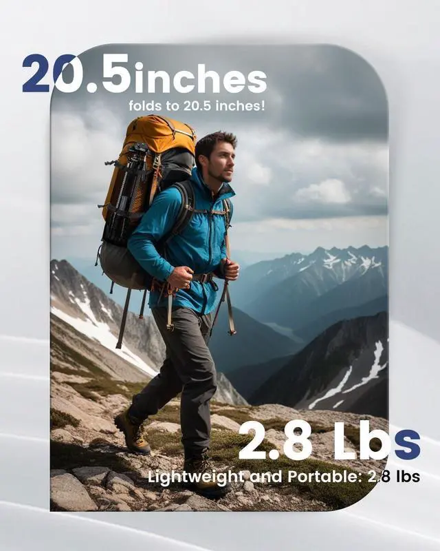 Alt view image 3 of 6 - 74"-Camera-Tripod, Professional Aluminum Tripod/Leg Stand Mirrorless Camera/DSLR/Cell Phone/Camcorder/GoPro, with Phone Holder and Travel Bag (Gunmetal Gray) Weight 2.8 lbs Load 8.8 lbs