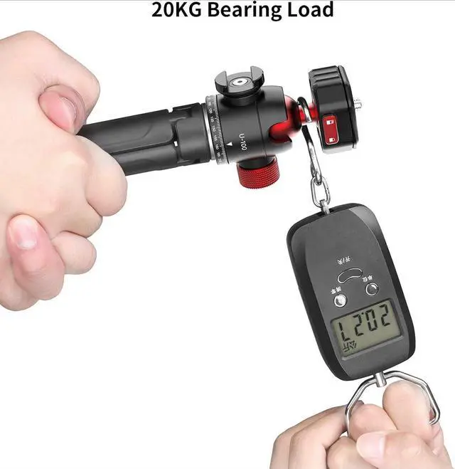 Alt view image 4 of 6 - FOR-Ball Head with Claw Super Quick Release Design, Professional Metal 360° Rotating Panoramic Ball Head with Cold Shoe, Up 44.1lbs Load, for Tripod,Monopod,Slider,DSLR Camera (U-100)