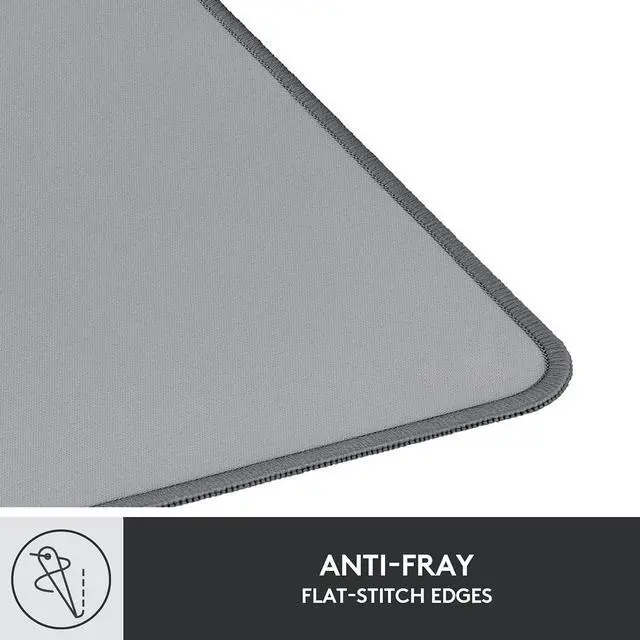 Alt view image 6 of 7 - Desk Mat - Studio Series, Multifunctional Large Desk Pad, Extended Mouse Mat, Office Desk Protector with Anti-slip Base, Spill-resistant Durable Design, in Mid-Grey