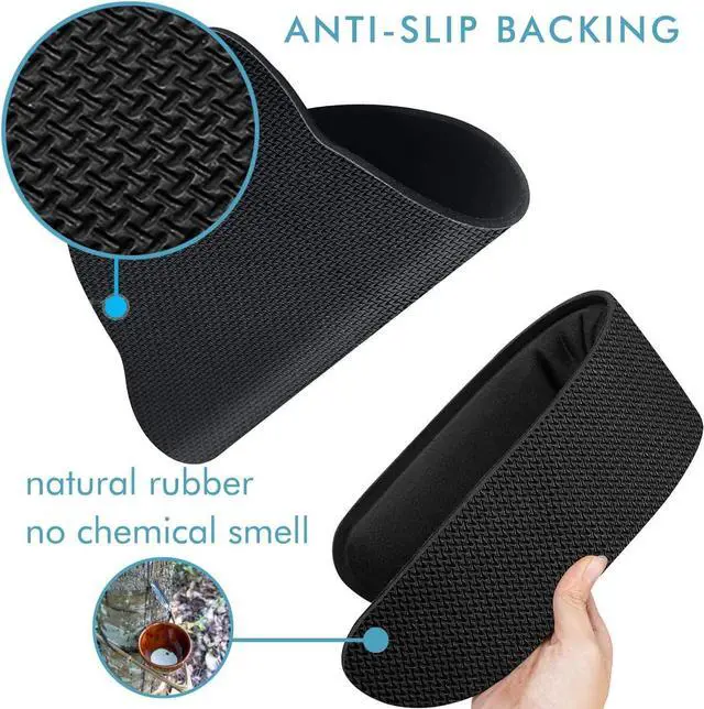 Alt view image 5 of 7 - Premium Keyboard Wrist Rest and Mouse Pad Wrist Support, Ergonomic Memory Foam Set for Office, Laptop, Mac, Computer and Gaming, Comfortable Typing &Wrist Pain Relief (2 Pack)