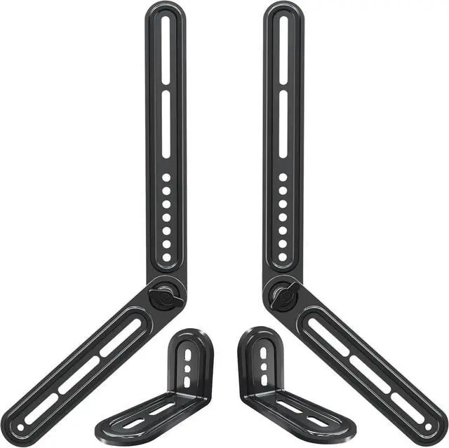 Main image of Soundbar Mount Bracket for Mounting Above or Under TV Fits Most of Sound Bars Up to 15 Lbs, with Detachable Long Extension Plates MD5420