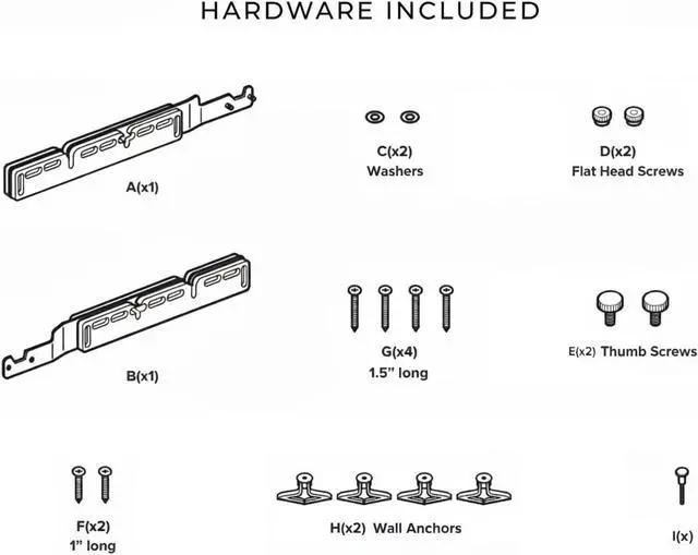 Alt view image 7 of 7 - FOR Wall Mount Compatible with Sonos Arc and Sonos Arc Ultra Sound Bar Only (Black), Mount on Wall Under TV, Floating Style, Hidden Design, Hardware Included