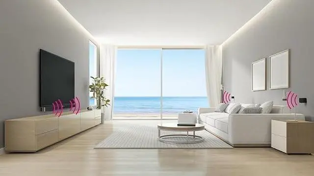 Alt view image 6 of 6 - FOR Soundbar Mount NO Stud & NO Drill Easy Install, DIY Universal Sound Bar Wall Mount Bracket, Holds up to 50LBS, Adjustable fits Most Soundbars. (Black)