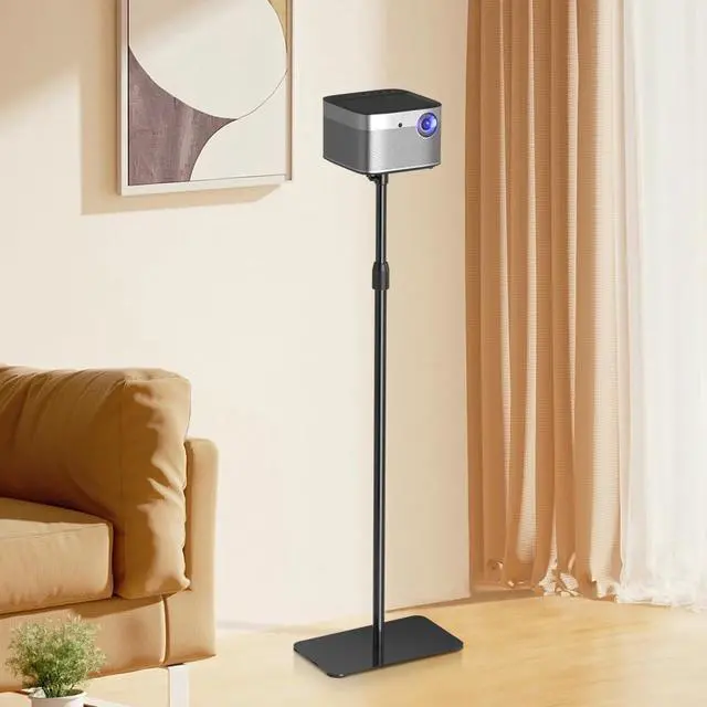 Alt view image 3 of 7 - Projector Stand 360°Swivel, Height Adjustable 36.6-48.8inch, Mini Projector Mount Bracket, Compatible with Home Office Video Vlog DVR Camera, PR001F