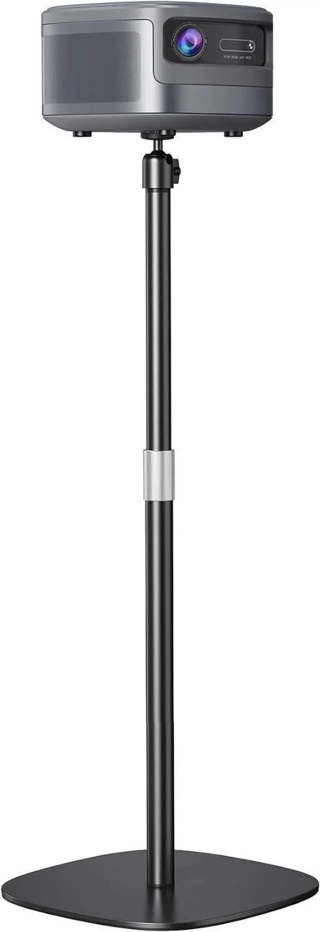 Main image of FOR-Projector Stand Floor Projector Mount Stand 1/4 Screw with Heavy Base, Adjustable Height 33"-50",Arbitrary Angle Adjustment, for Living Room, Courtyard, Bedroom