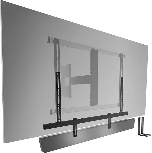 Main image of Sound 3550 soundbar Mount | Also fits Bose Soundbar 500/700 | Sonos Arc/Ultra/Beam/Playbar | Samsung | Sony | LG and JBL | Mount for VESA 100 to 600 | Black | Max. 14.3 lbs (6,5 kg)