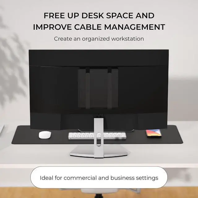 Alt view image 5 of 7 - Universal Wall and VESA Mount, Adjustable Strap for Small Computers, UPS Units, Cable Boxes, Modems and Other Electronic Devices, Mounts on The Wall or Back of a Computer Monitor