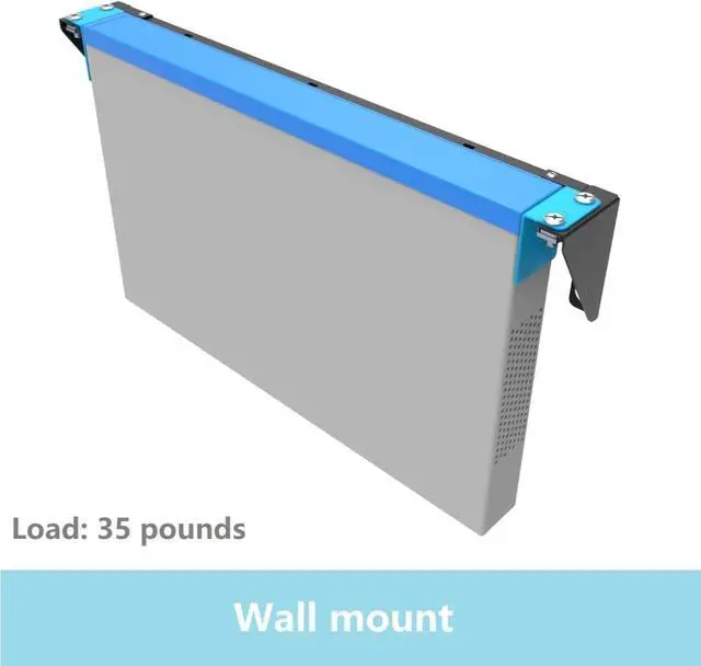 Alt view image 4 of 6 - FOR2U Foldable Wall Mount Patch Panel Bracket -Vertical Wall Mount Rack for 19 inches Networking Equipments Including Hardware
