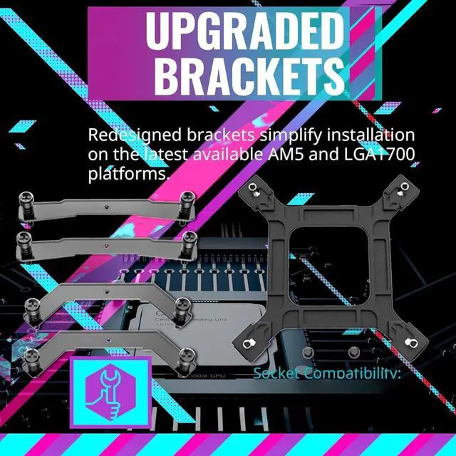 Alt view image 6 of 7 - for Hyper 212 Halo Black CPU Air Cooler, 120 Halo² PWM Fan, Dual Loop ARGB, Aluminum Top Cover, 4 Copper Heat Pipes, 154mm Tall, AMD Ryzen AM5|AM4, Intel LGA 1851|1700|1200 Brackets