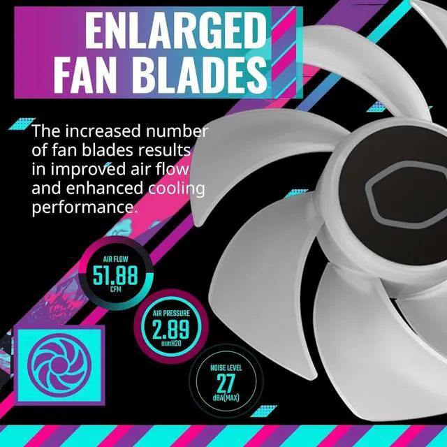 Alt view image 7 of 7 - for Hyper 212 Halo Black CPU Air Cooler, 120 Halo² PWM Fan, Dual Loop ARGB, Aluminum Top Cover, 4 Copper Heat Pipes, 154mm Tall, AMD Ryzen AM5|AM4, Intel LGA 1851|1700|1200 Brackets