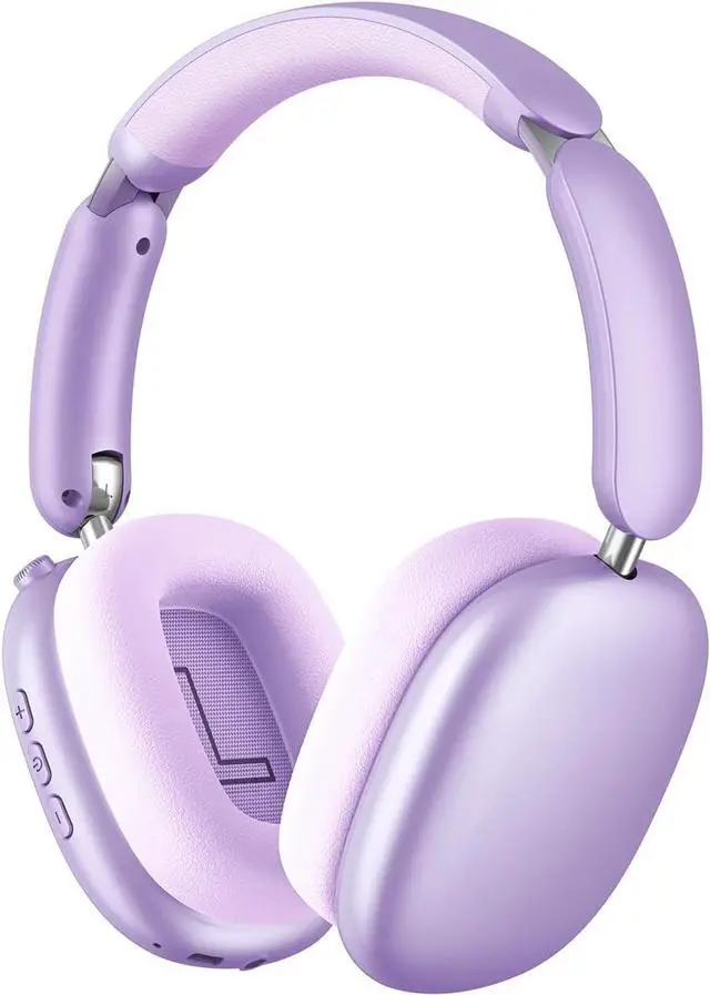 Main image of Y02 Active Noise Cancelling Headphones,60H Battery,5 EQ Music Modes,Hi-Res Audio,Deep Bass,Foldable Wireless Over Ear Bluetooth 5.4 Headset,Breathable Leather Earpads (Purple)