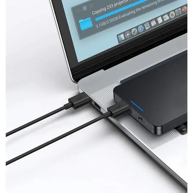 Alt view image 4 of 5 - 10-Pack USB A to USB A Cable, Double Male to Male Data Transfer Cord 3 ft