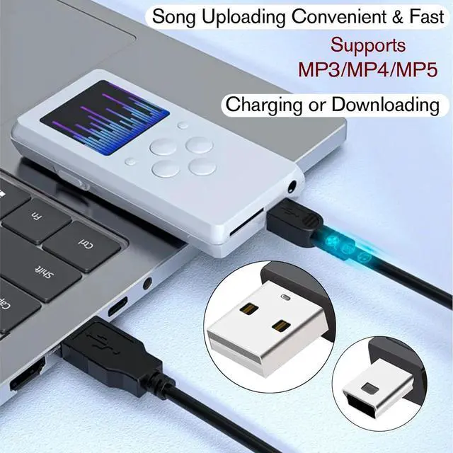 Alt view image 5 of 5 - 10 Pack USB 2.0 A to Mini 5 pin B Cable for External HDDS/Camera/Card Readers/MP3 Player-Black -35cm(1 feet)