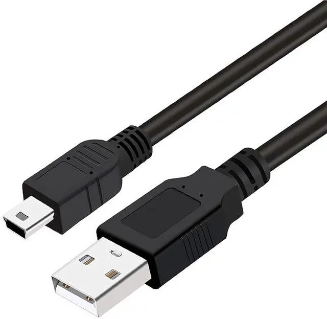 Alt view image 5 of 5 - USB 2.0 A to Mini 5 pin B Cable for External HDDS/Camera/Card Readers/MP3 Player-Black (10 Pack 3 Feet)