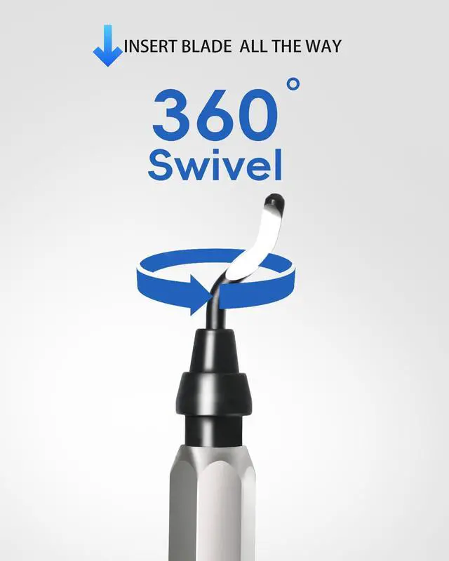 Alt view image 2 of 7 - Abourt 11-Blade Deburring Tool for 3D Printing, Premium High-Speed Steel Blades for Smooth Edge Finishing - Ideal for HVAC, Metal & Resin & Professional Conduit Reaming, 3D Printer Accessories