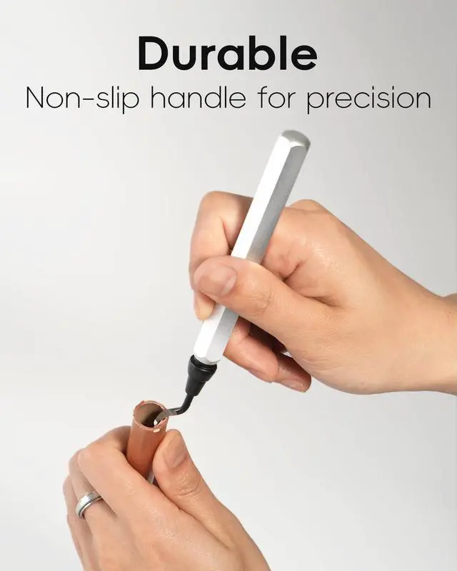 Alt view image 4 of 7 - Abourt 11-Blade Deburring Tool for 3D Printing, Premium High-Speed Steel Blades for Smooth Edge Finishing - Ideal for HVAC, Metal & Resin & Professional Conduit Reaming, 3D Printer Accessories