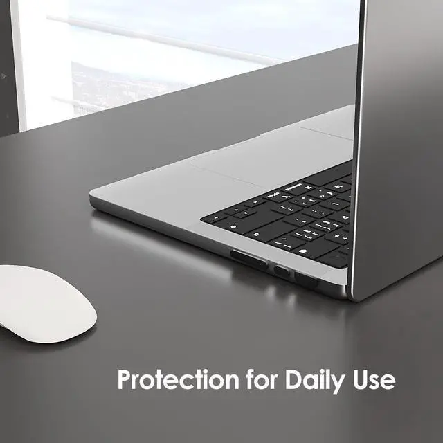 Alt view image 7 of 7 - Abourt 21 Pcs Anti Dust Dirt Plug Cups Set for 2024-2021 MacBook Pro 14.2 inch 16.2 inch M4 M3 M2 M1 Pro/Max (A3112/A3185/A3401/A3186/A3403) Accessory Silicone Anti Dirt Protective Cover (Black)