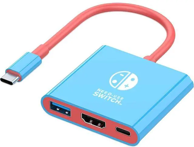 Main image of Abourt Switch 2 Dock Compatible with Nintendo Switch 2, Portable TV Docking Station with 4K HDMI Type C Port USB Port Switch 2 Travel Dock Adapter TV Docking Station Dock Adapter for Switch 2