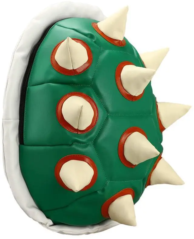 Alt view image 2 of 6 - Abourt Super Mario Bros Bowser Green Turtle Shell Backpack