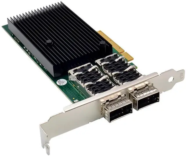 Alt view image 3 of 7 - C&N Mellanox ConnectX-3 Dual-Port QSFP+ 40GbE Network Card - PCIe 3.0 x8 Enterprise/Data Center NIC with Hardware Offload & RoCE Support