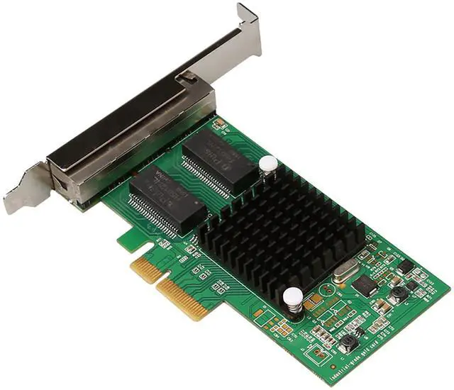 Alt view image 6 of 7 - C&N Quad-Port Gigabit NIC with Intel I350 Chip, PCI Express 2.1 X4 Ethernet Card, 4-Port RJ45, Low Profile for Windows/Windows Server/Linux Compatibility