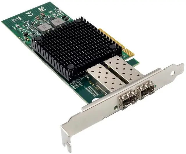 Alt view image 2 of 7 - C&N Dual-10Gb SFP+ PCI-E Network Card NIC, Mellanox ConnectX-3 PCI-e 3.0 X8 PCI Express  10 Gigabit Ethernet Server NIC (ST7286-10GB)