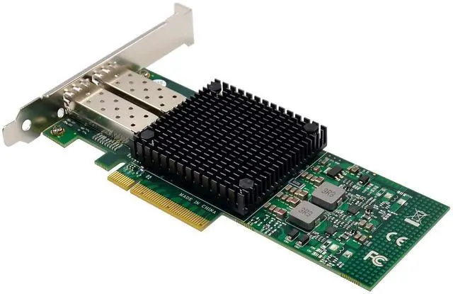 Alt view image 3 of 7 - C&N Dual-10Gb SFP+ PCI-E Network Card NIC, Mellanox ConnectX-3 PCI-e 3.0 X8 PCI Express  10 Gigabit Ethernet Server NIC (ST7286-10GB)