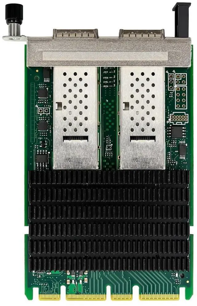 Alt view image 2 of 7 - C&N 100Gb OCP3.0 Network Card with Intel E810 Chip,Dual-Ports NIC PCI Express Ethernet Adapter Support Windows Server/Linux/VMware (ST7388-E810 100G)