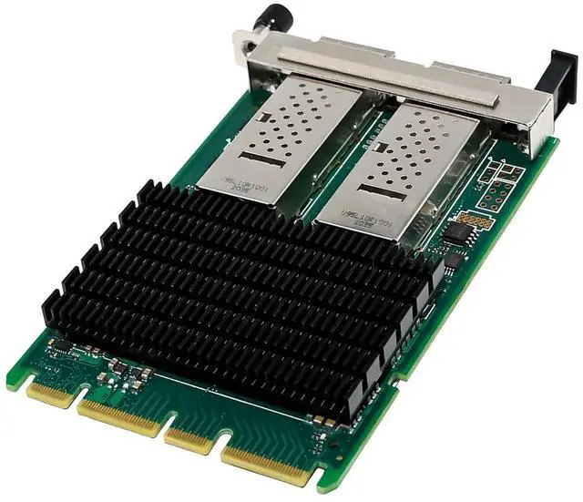 Alt view image 6 of 7 - C&N 100Gb OCP3.0 Network Card with Intel E810 Chip,Dual-Ports NIC PCI Express Ethernet Adapter Support Windows Server/Linux/VMware (ST7388-E810 100G)