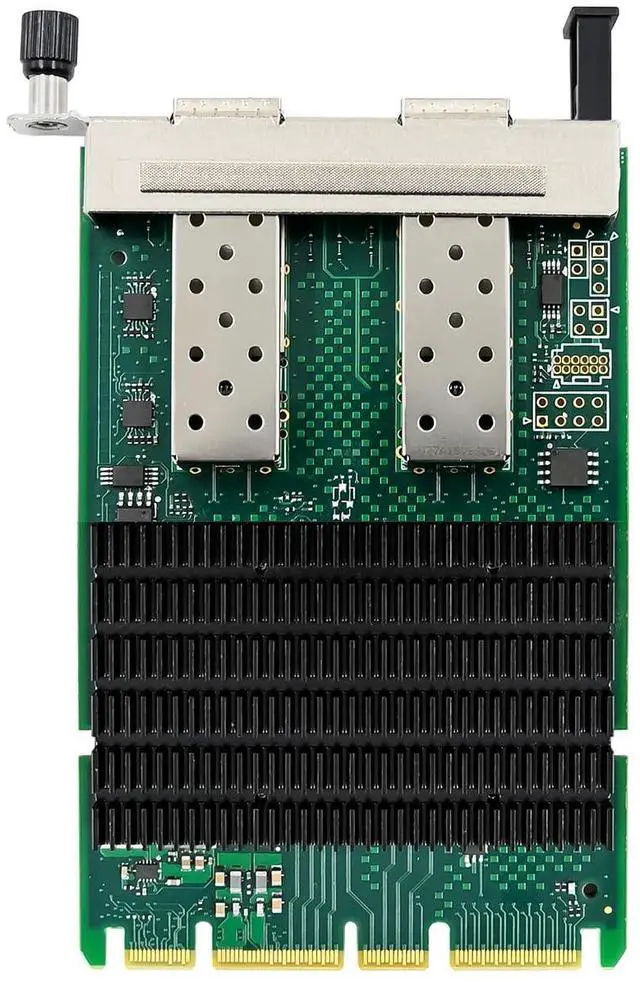 Alt view image 3 of 7 - C&N 25Gb OCP3.0 SFP28 Network Adapter with Intel E810 Chip,Dual-Ports NIC PCI Express Ethernet Card Support Windows Server/Linux/VMware (ST7400-E810 25G)