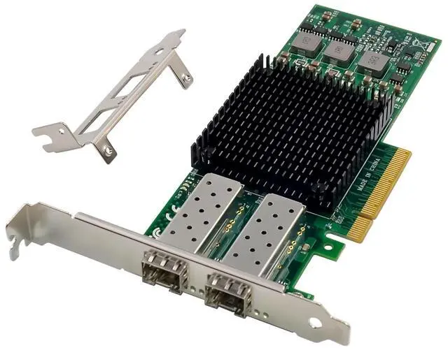 Main image of C&N Dual-SFP+ Port 10Gb PCI-e 3.0 X8 NIC Network Card with Broadcom BCM57810 Controller, PCI Express Ethernet LAN Adapter Support Windows Server/Linux/VMware