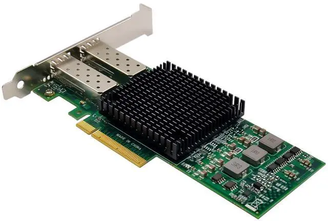 Alt view image 3 of 7 - C&N Dual-SFP+ Port 10Gb PCI-e 3.0 X8 NIC Network Card with Broadcom BCM57810 Controller, PCI Express Ethernet LAN Adapter Support Windows Server/Linux/VMware