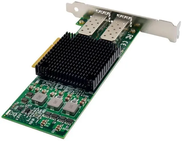 Alt view image 4 of 7 - C&N Dual-SFP+ Port 10Gb PCI-e 3.0 X8 NIC Network Card with Broadcom BCM57810 Controller, PCI Express Ethernet LAN Adapter Support Windows Server/Linux/VMware