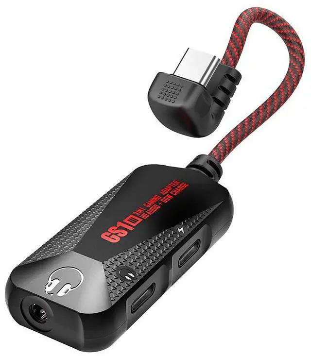 Main image of USB-C 3-in-1 Audio Charging Adapter, Supports 60W PD Fast Charging, High Fidelity 32bit Audio Output, Compatible with iPhone 16/15 Pro Max/Samsung/iPad Pro/Air(GS1-USBC 90°)